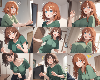 BoleroMix v3.01 - 驚いている、びっくりしている表情を生成するプロンプト、画像生成結果:画像6