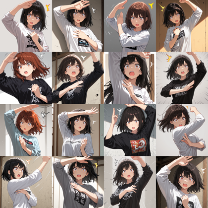 AlcAI - AnimeHaven awakening - v30 - びっくりマチュのポーズを表現するプロンプト、画像生成結果:画像8