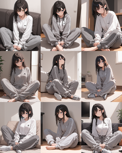 REED_Illustration_IL_SDXL v6.0IL - スウェットパンツ、リラックス感のある部屋着のパンツを表現するプロンプト:画像7