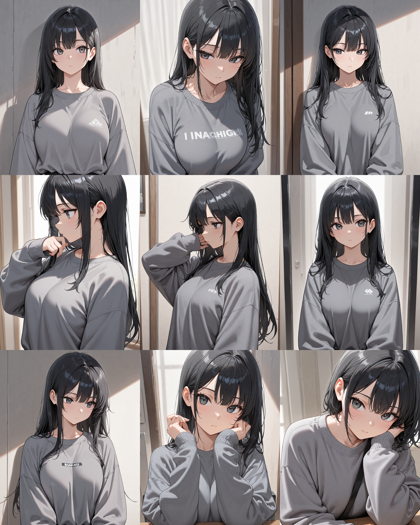 WAI-NSFW-Illustrious v15 - トレーナー、スウェットトップを表現するプロンプト、画像生成結果:画像2