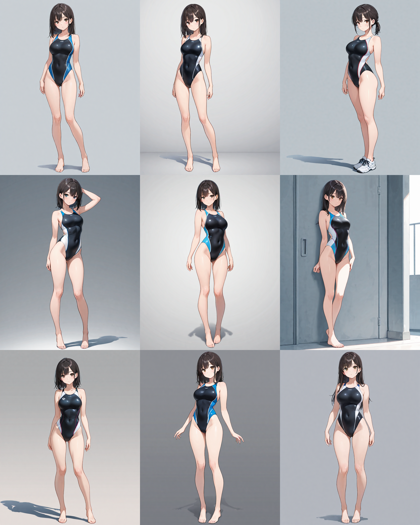 Nova Anime XL v9.0 - 水着を着たキャラクターのプロンプト:画像18