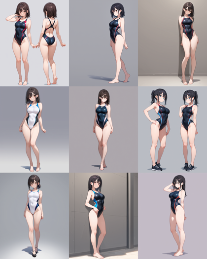 WAI-NSFW Illustrious v14.0 - 水着を着たキャラクターのプロンプト:画像17