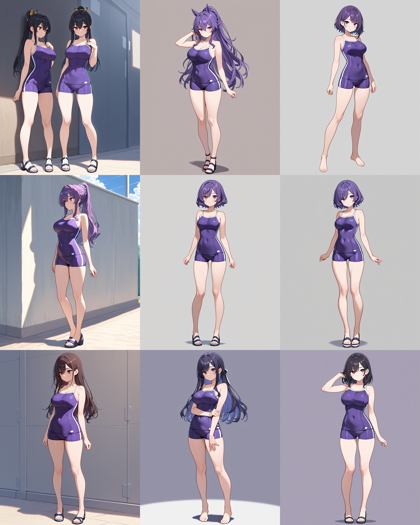 WAI-NSFW Illustrious v14.0 - 水着を着たキャラクターのプロンプト:画像21