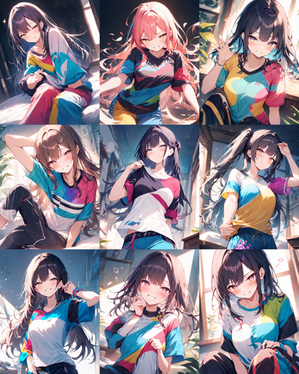 Animagine XL 4.0 opt - 意地悪な表情、意地悪な笑みを表現するプロンプト、画像生成結果:画像3