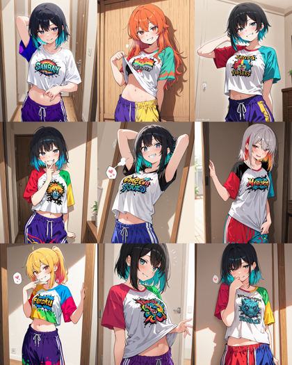 Hakushi Mix v1.41 - 意地悪な表情、意地悪な笑みを表現するプロンプト、画像生成結果:画像7