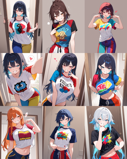 WAI-illustrious-SDXL v15.0 - 意地悪な表情、意地悪な笑みを表現するプロンプト、画像生成結果:画像1