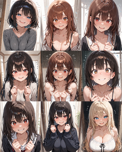 Nova Anime XL v13.0 - 引きつった表情を表現するプロンプト、画像生成結果:画像2