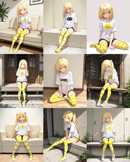 AlcAI - AnimeHaven awakening - v30 - ニーソックスを表現するプロンプト、画像生成結果:画像14