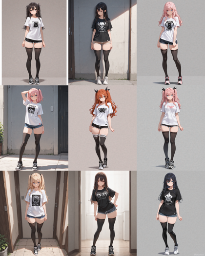 Prefect illustrious XL v4.0 - ニーソックスを表現するプロンプト、画像生成結果:画像7