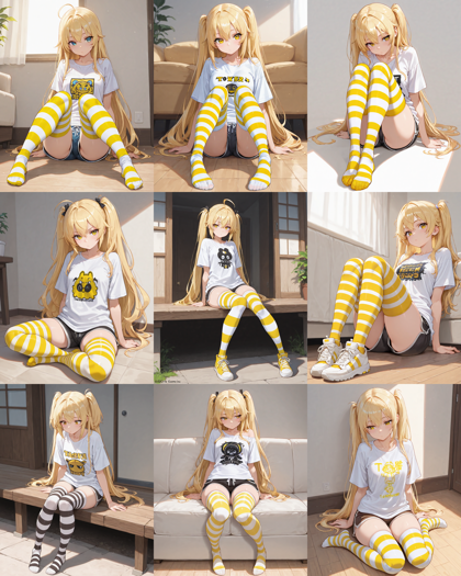 Prefect illustrious XL v4.0 - ニーソックスを表現するプロンプト、画像生成結果:画像13