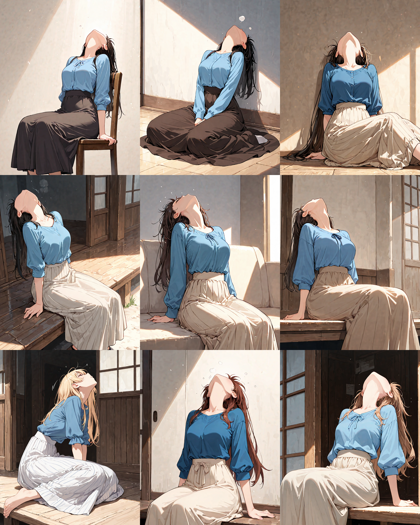 Nova Anime XL v11.0 - 顔が見えなくなるほどのけぞるポーズのプロンプト、画像生成結果:画像3