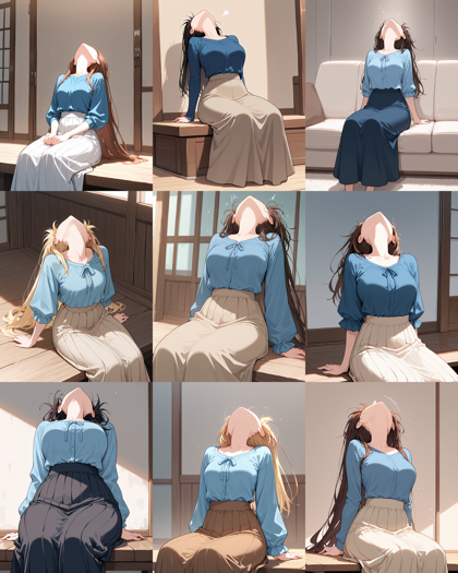 WAI-NSFW-Illustrious V15.0 - 顔が見えなくなるほどのけぞるポーズのプロンプト、画像生成結果:画像2