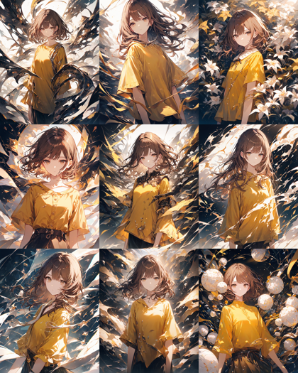 Animagine XL v4.0 opt - ぴったりした服、タイトな衣装を表現するプロンプトと画像生成結果:画像1