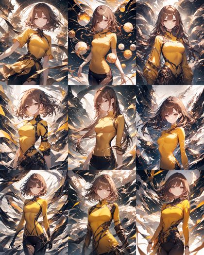 Animagine XL v4.0 opt - ぴったりした服、タイトな衣装を表現するプロンプトと画像生成結果:画像7