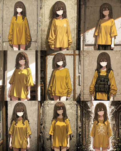 HakushiMix v1.4 - ぴったりした服、タイトな衣装を表現するプロンプトと画像生成結果:画像6