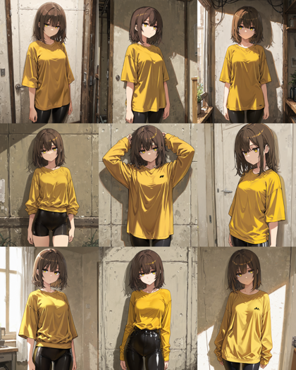 HakushiMix v1.4 - ぴったりした服、タイトな衣装を表現するプロンプトと画像生成結果:画像12