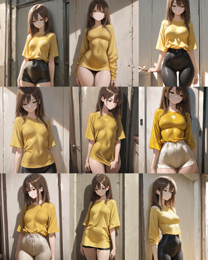 Hassaku XL v3.0 - ぴったりした服、タイトな衣装を表現するプロンプトと画像生成結果:画像11