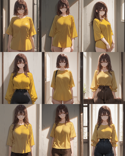 Prefect Illustrious v2.0p - ぴったりした服、タイトな衣装を表現するプロンプトと画像生成結果:画像4