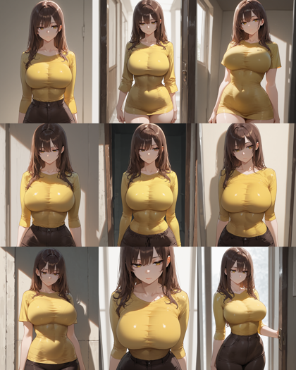 Prefect Illustrious v2.0p - ぴったりした服、タイトな衣装を表現するプロンプトと画像生成結果:画像16