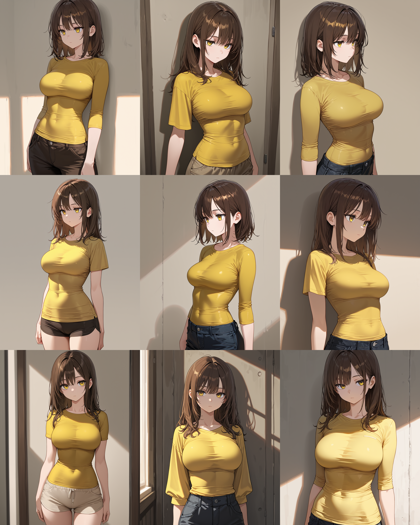 WAI-NSFW-Illustrious v14.0 - ぴったりした服、タイトな衣装を表現するプロンプトと画像生成結果:画像14