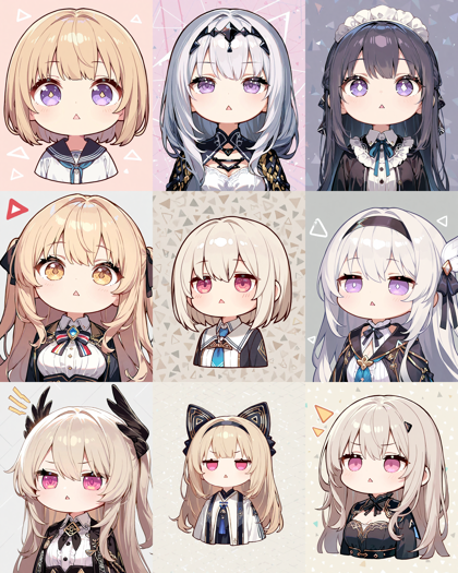 CatPony-Dark Ani-il v3 - 三角形の口を表現するプロンプト、画像生成結果:画像9