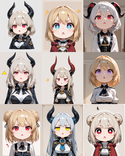 iLLuSTRiouS from HaDeS v5 - 三角形の口を表現するプロンプト、画像生成結果:画像6