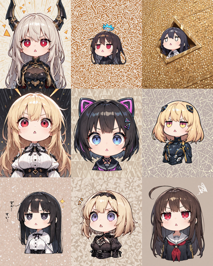 Nova Anime XL v13.0 - 三角形の口を表現するプロンプト、画像生成結果:画像2