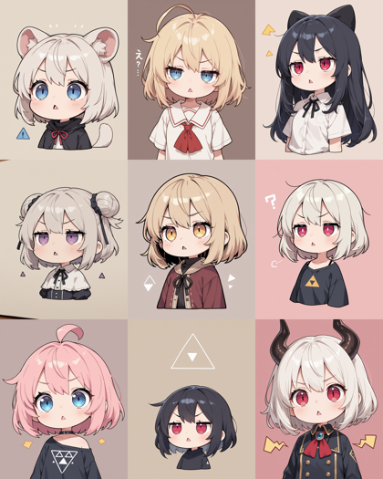 Perfect OVAnime - 三角形の口を表現するプロンプト、画像生成結果:画像7