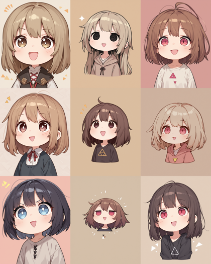 SteinIllustrious v16 - 三角形の口を表現するプロンプト、画像生成結果:画像15