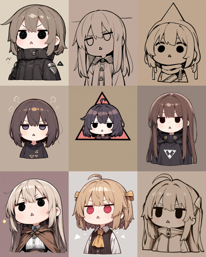 TSRMix v4.0 - 三角形の口を表現するプロンプト、画像生成結果:画像8