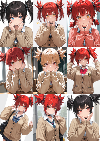 AlcAI - AnimeHaven Elysium - v10 - ツインテールを表現するプロンプト、画像生成結果:画像20