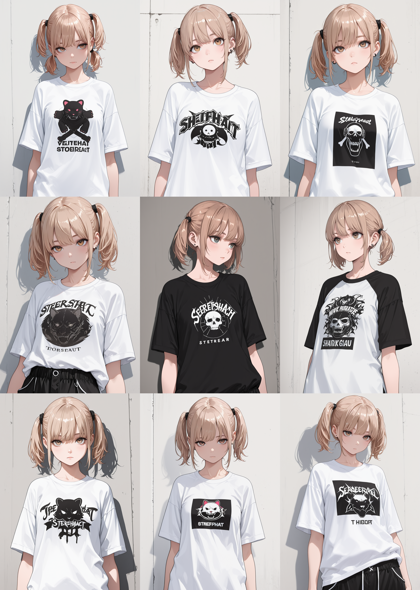 FlareDiffusion v18.2 - ツインテールを表現するプロンプト、画像生成結果:画像15