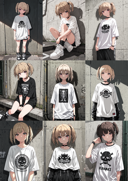 Hakushi Mix v1.41 - ツインテールを表現するプロンプト、画像生成結果:画像13