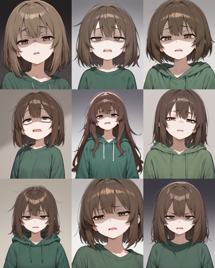 Dvine v6.0 - 「うへぇ」の表情を表現するプロンプト、画像生成結果:画像17