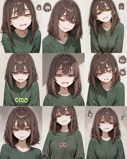 endlustria-LUMICA v2 - 「うへぇ」の表情を表現するプロンプト、画像生成結果:画像39