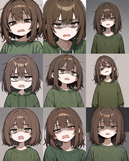 TSRMix v3.5 - 「うへぇ」の表情を表現するプロンプト、画像生成結果:画像28