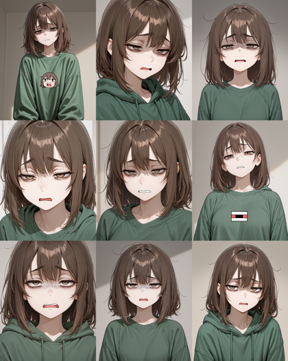 UmetanaMix V2 v1.30 - 「うへぇ」の表情を表現するプロンプト、画像生成結果:画像32