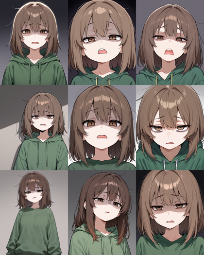 WAI-illustrious-SDXL v15.0 - 「うへぇ」の表情を表現するプロンプト、画像生成結果:画像1