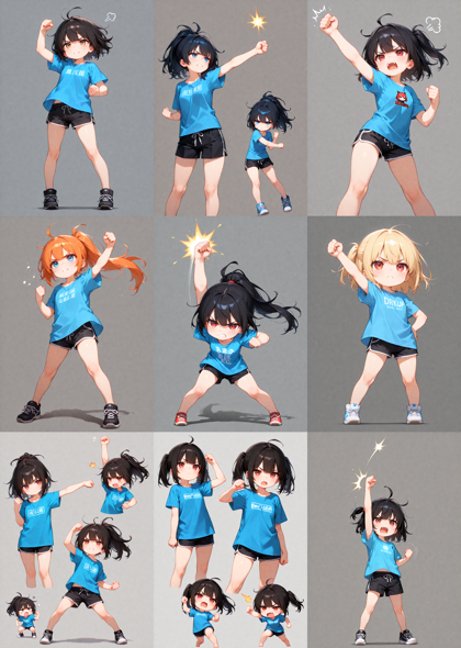 LemonSaltMix v2.2 - アッパーで殴っているポーズを表現するプロンプト、画像生成結果:画像47
