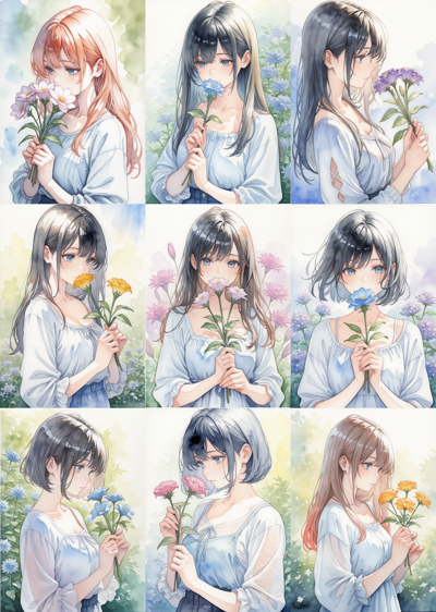 Prefect Illustrious v3 - 水彩画を表現するプロンプト、画像生成結果:画像3