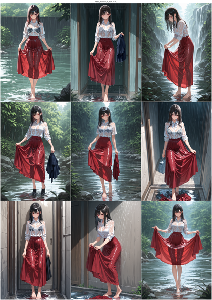 REED_Illustration_IL_SDXL v6.0IL - 濡れているキャラクターを表現するプロンプト、画像生成結果:画像14