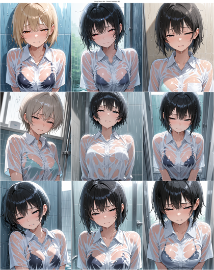 Unholy Desire Mix - Sinister Aesthetic v8.0 - 濡れているキャラクターを表現するプロンプト、画像生成結果:画像5