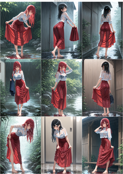 Unholy Desire Mix - Sinister Aesthetic v8.0 - 濡れているキャラクターを表現するプロンプト、画像生成結果:画像13