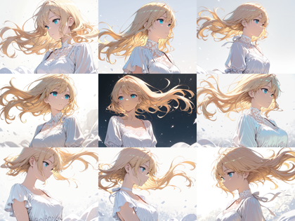 AlcAI - AnimeHaven Awakening v10 - 風になびく服、髪を表現するプロンプト、画像生成結果:画像9