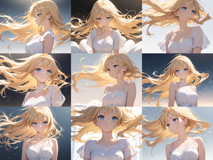 WAI-NSFW-Illustrious v14.0 - 風になびく服、髪を表現するプロンプト、画像生成結果:画像5