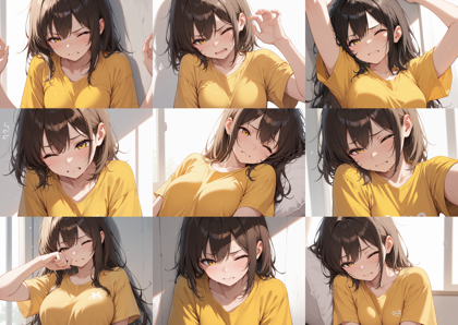 Nova Anime XL v17.0 - ウィンクを表現するプロンプト:画像8