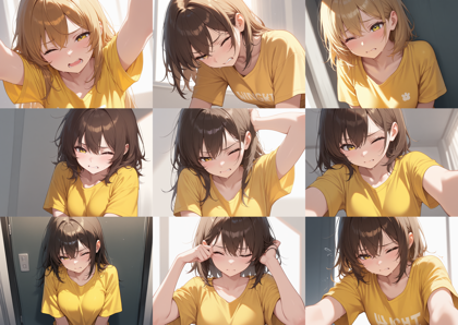 WAI-illustrious-SDXL v16.0 - ウィンクを表現するプロンプト:画像7