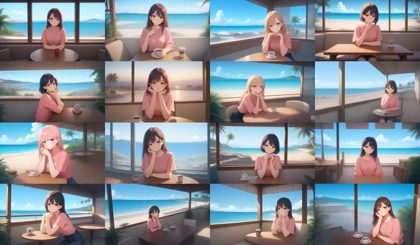 Samping Method: Euler A DY CFG++ - CFG++ サンプリングメソッドを利用して画像を生成する:画像3