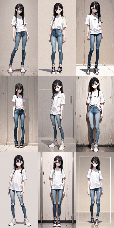 Nova Anime v7.0 - 細身の体形のキャラクターを出力するプロンプト:画像4