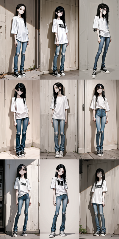 Plant Milk Walnut - 細身の体形のキャラクターを出力するプロンプト:画像5